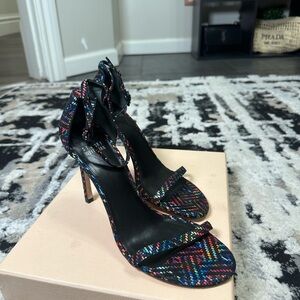 Stuart Weitzman Multicolor Strappy Women's Heels Size 8